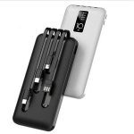 Wd power Bank Bank Power Banks 4 Câbles De Charge Intégrés 10000mAh